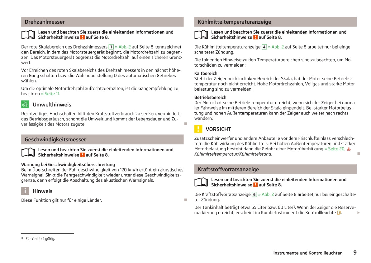 2013-2014 Skoda Yeti Gebruikershandleiding | Duits