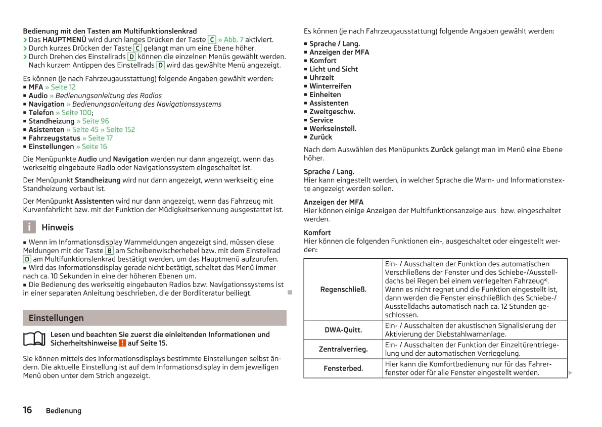 2013-2014 Skoda Yeti Gebruikershandleiding | Duits