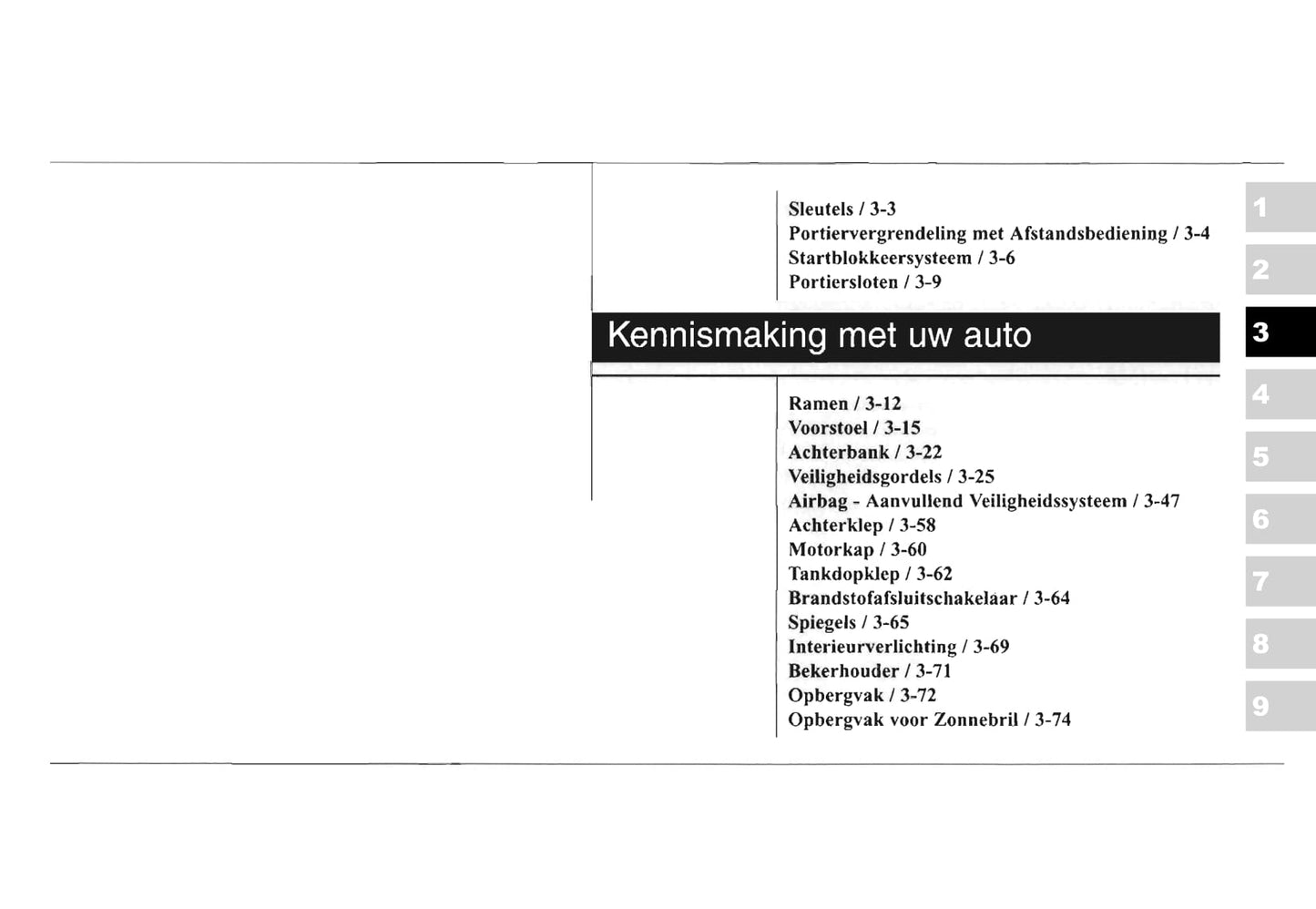 2002-2007 Kia Sorento Manuel du propriétaire | Néerlandais