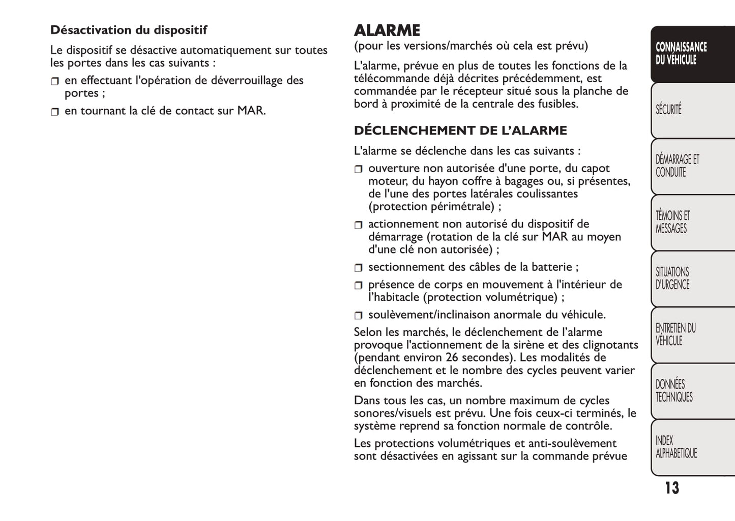 2008-2016 Fiat Fiorino Manuel du propriétaire | Français