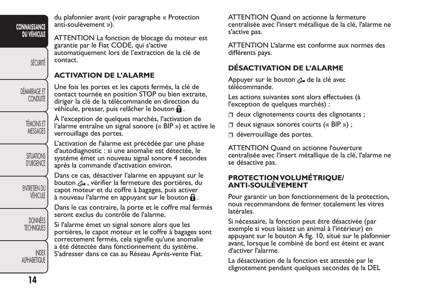 2008-2016 Fiat Fiorino Manuel du propriétaire | Français