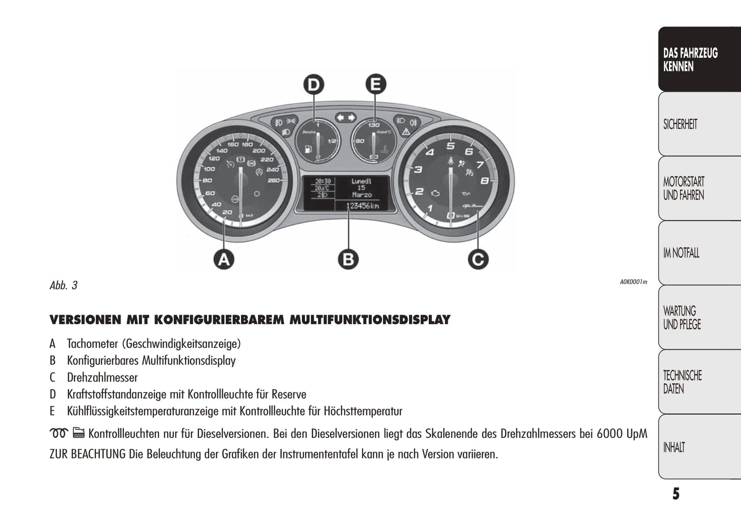 2010-2012 Alfa Romeo Giulietta Manuel du propriétaire | Allemand