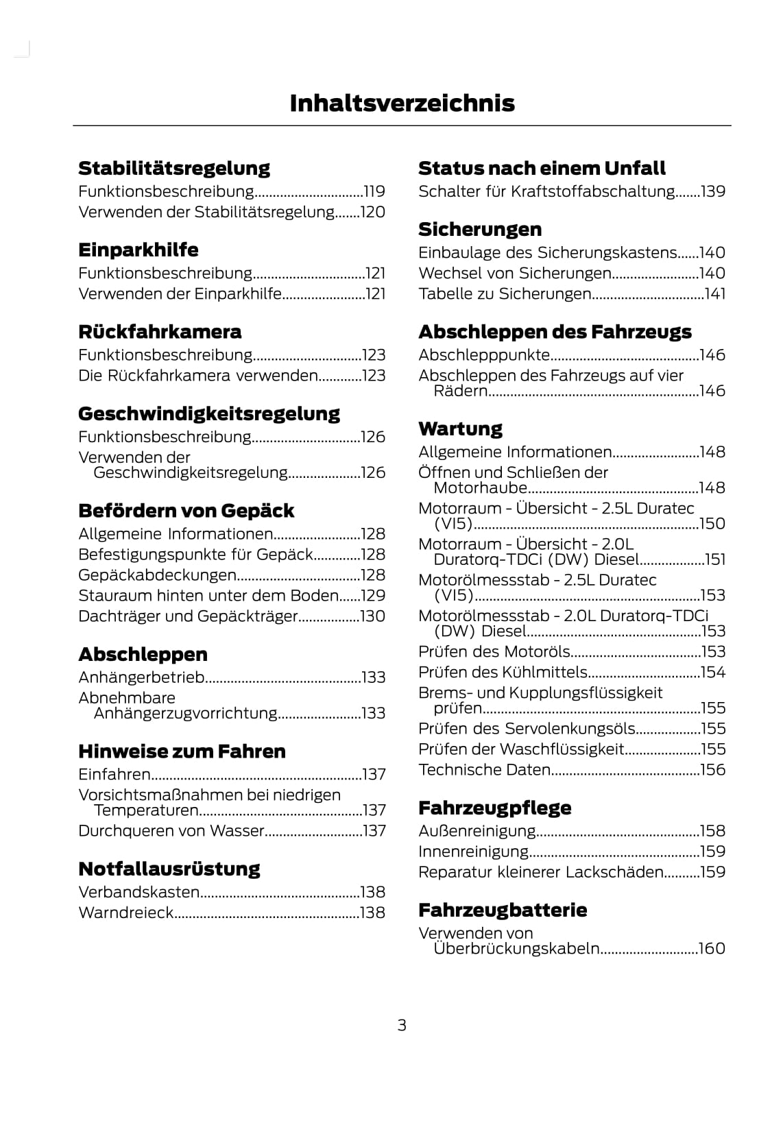 2011-2013 Ford Kuga Owner's Manual | German