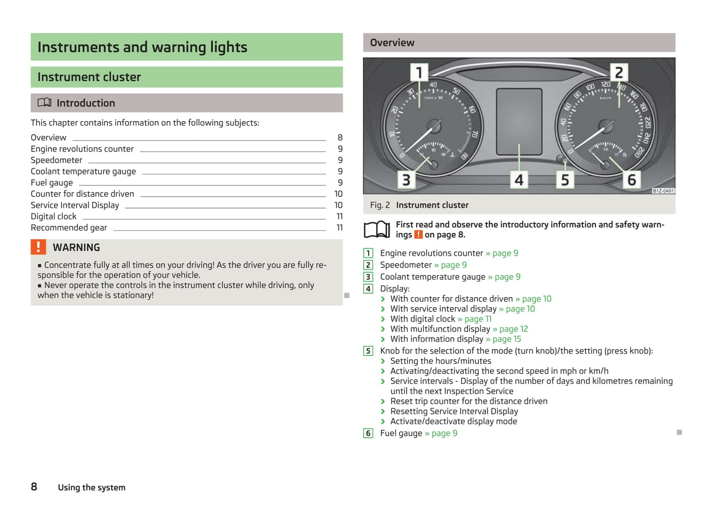 2009-2013 Skoda Octavia Manuel du propriétaire | Anglais