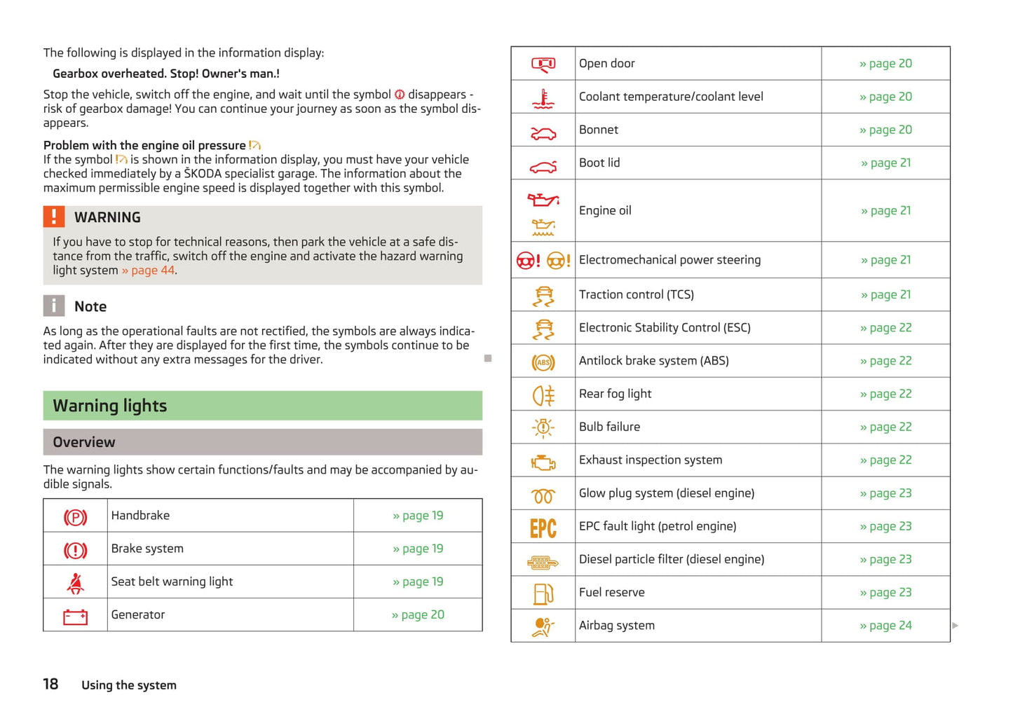 2009-2013 Skoda Octavia Manuel du propriétaire | Anglais