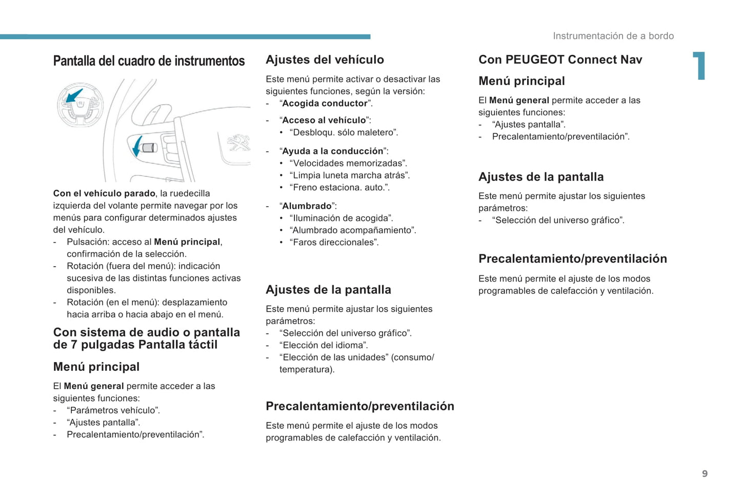 2017-2018 Peugeot 508/508 RXH Manuel du propriétaire | Espagnol