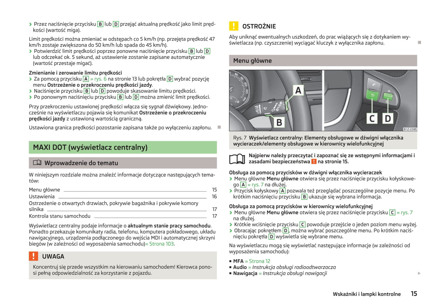 2009-2013 Skoda Octavia Manuel du propriétaire | Polonais