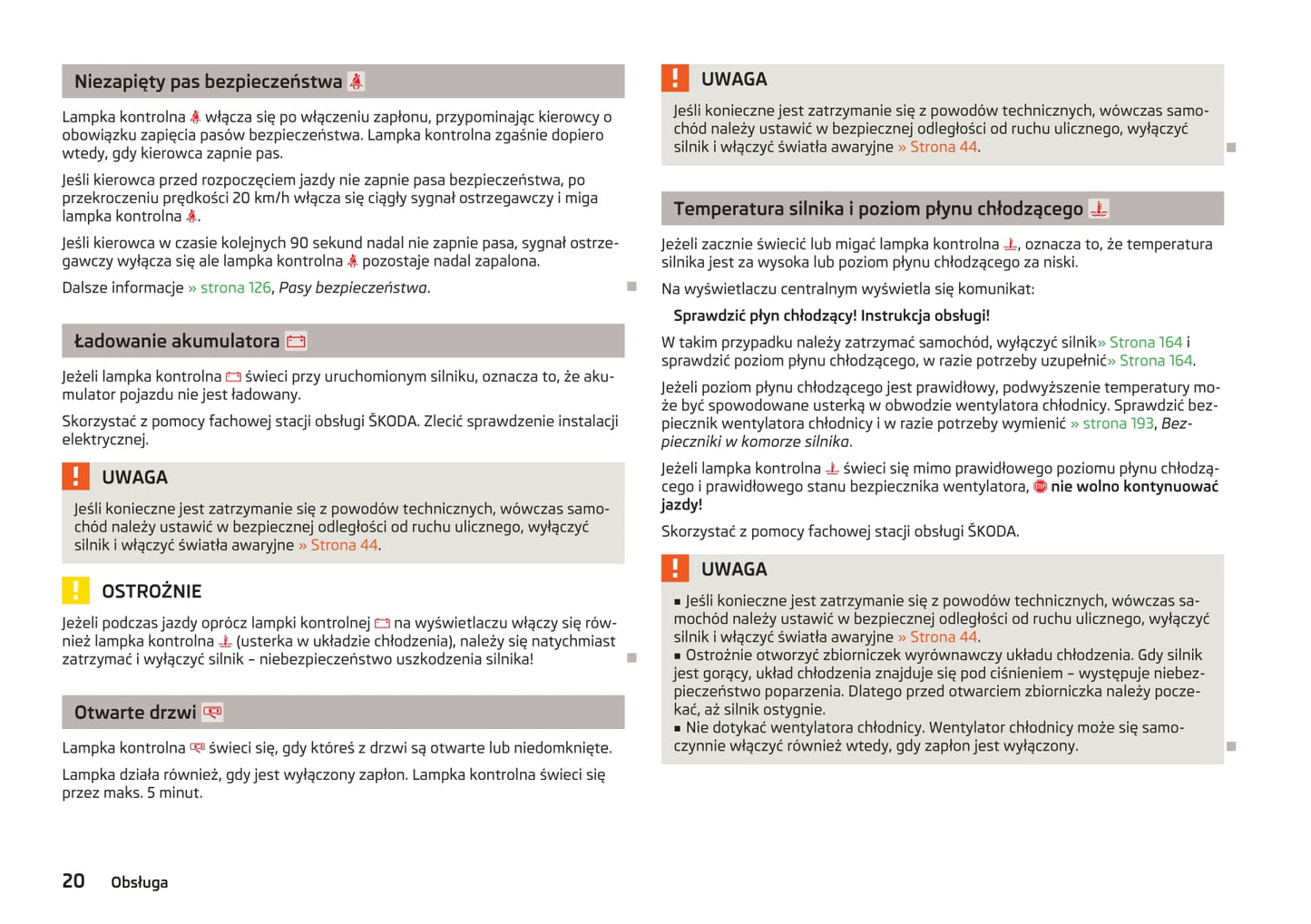 2009-2013 Skoda Octavia Manuel du propriétaire | Polonais