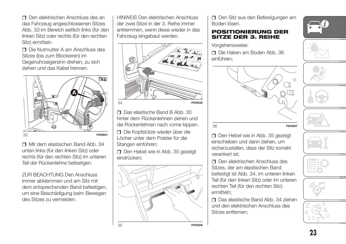 2018-2019 Fiat Doblò Owner's Manual | German