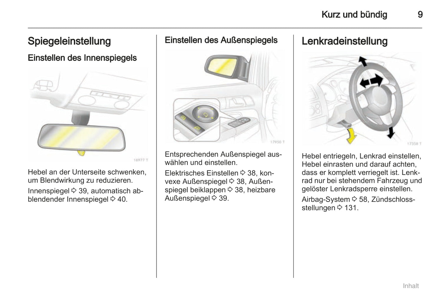 2011-2012 Opel Zafira Manuel du propriétaire | Allemand