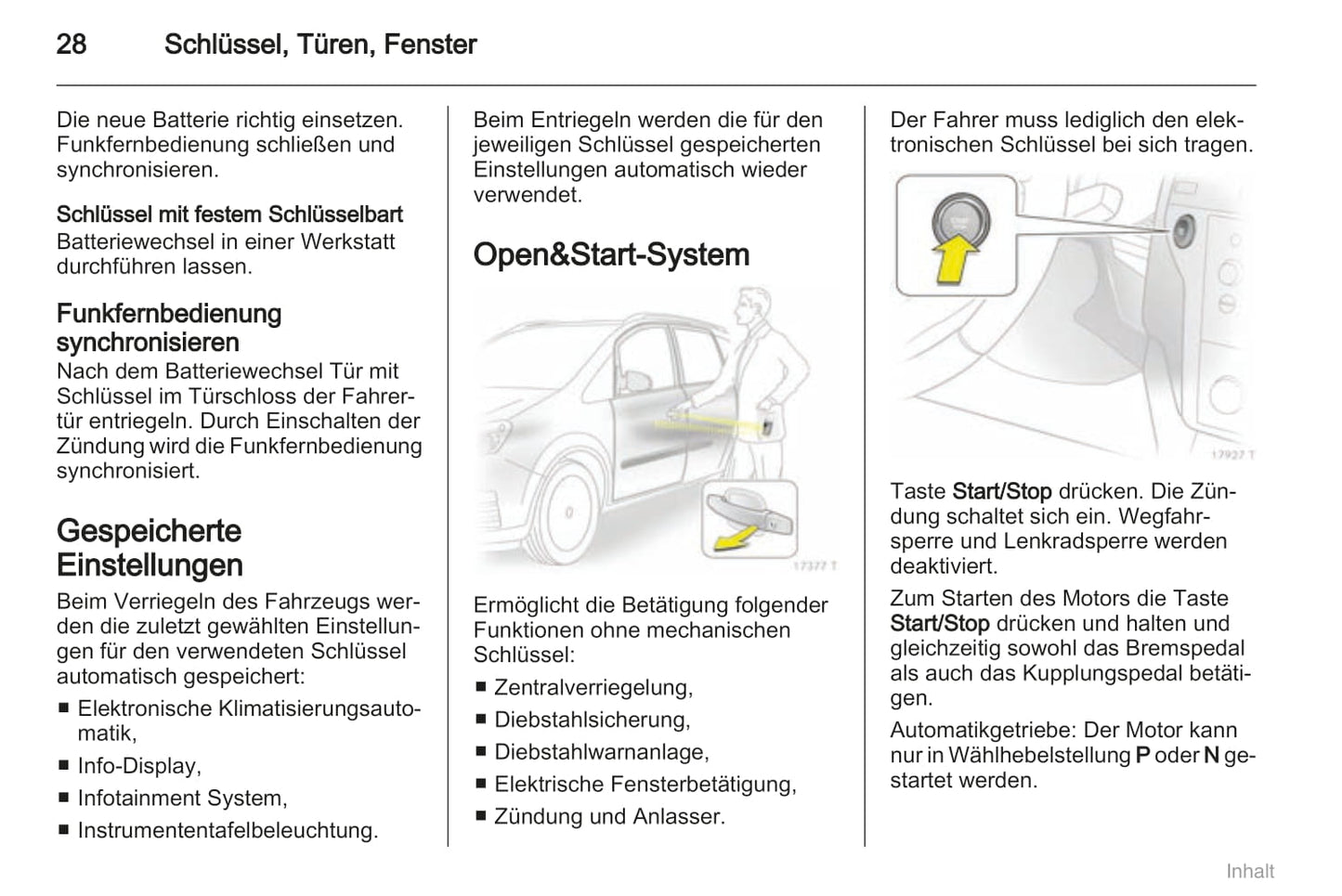 2011-2012 Opel Zafira Manuel du propriétaire | Allemand