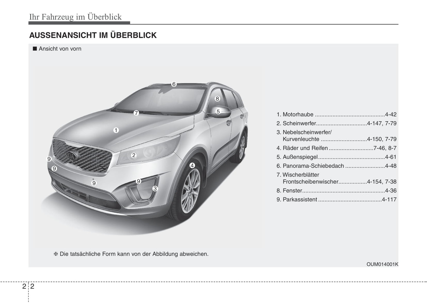 2015-2017 Kia Sorento Manuel du propriétaire | Allemand