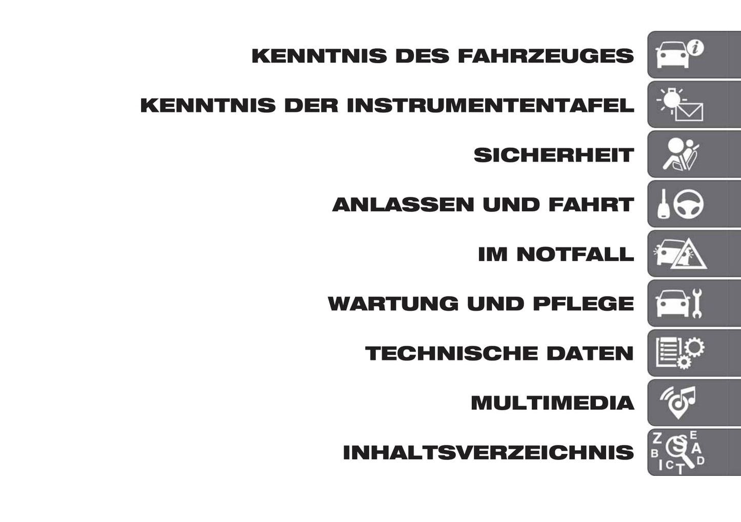 2018-2019 Fiat Nuovo Ducato Manuel du propriétaire | Allemand