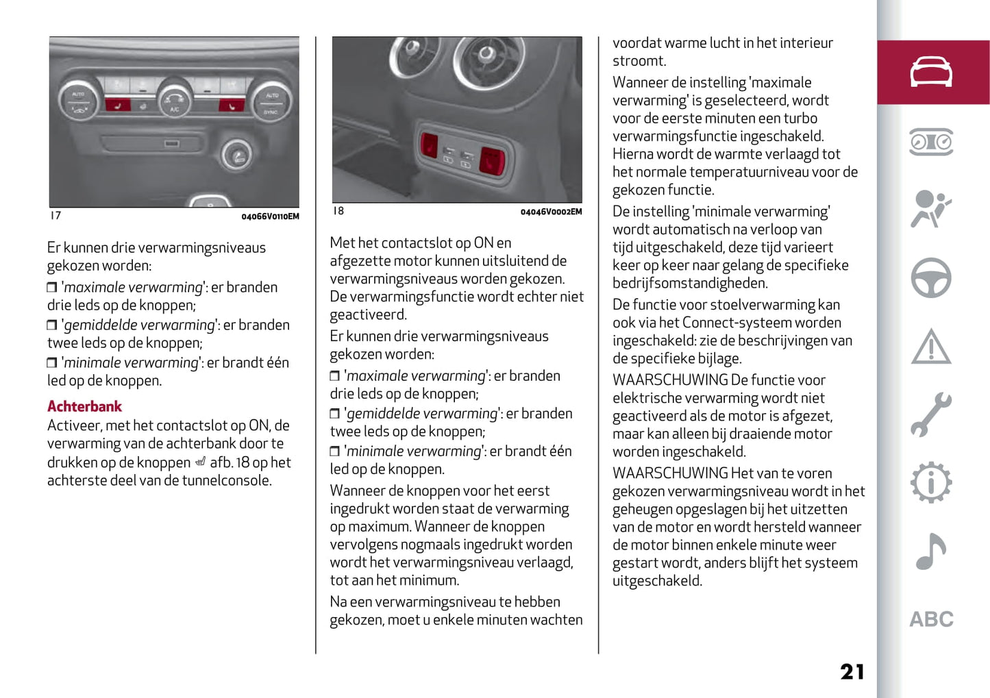 2021-2023 Alfa Romeo Stelvio Gebruikershandleiding | Nederlands