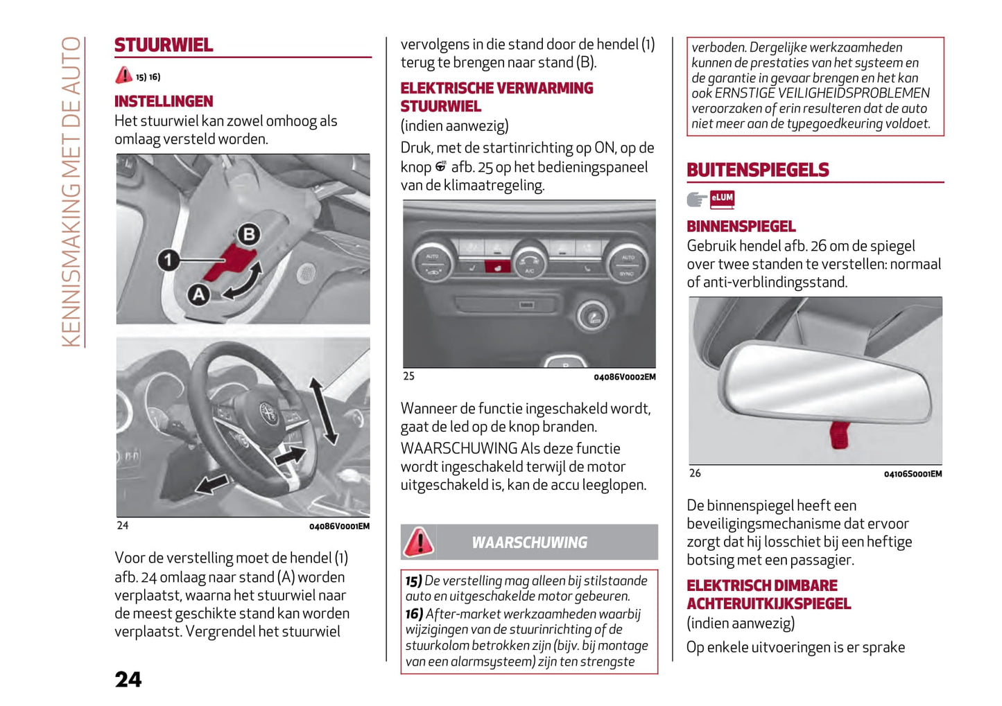 2021-2023 Alfa Romeo Stelvio Gebruikershandleiding | Nederlands