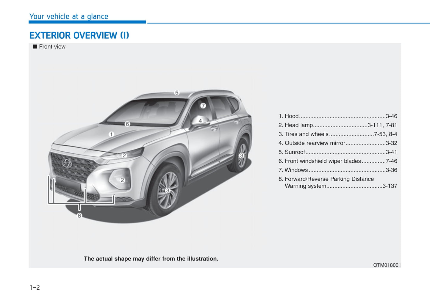 2019-2021 Hyundai Santa Fe Manuel du propriétaire | Anglais