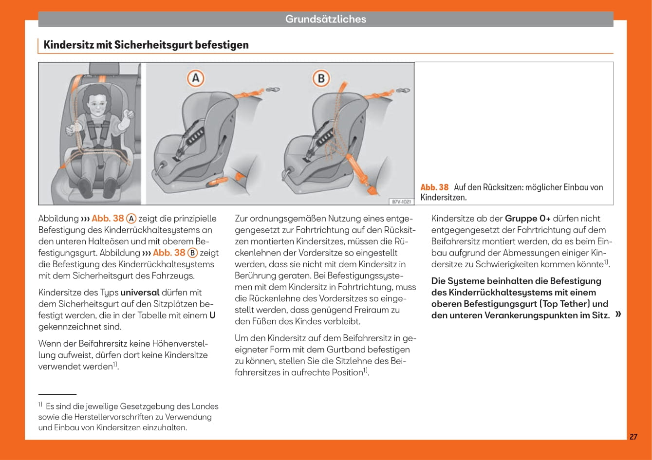 2018-2019 Seat Leon Owner's Manual | German