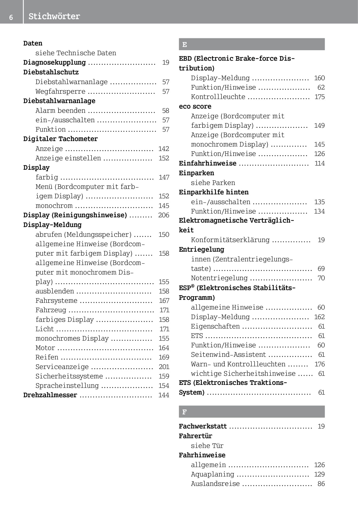 2014-2016 Smart Fortwo Owner's Manual | German