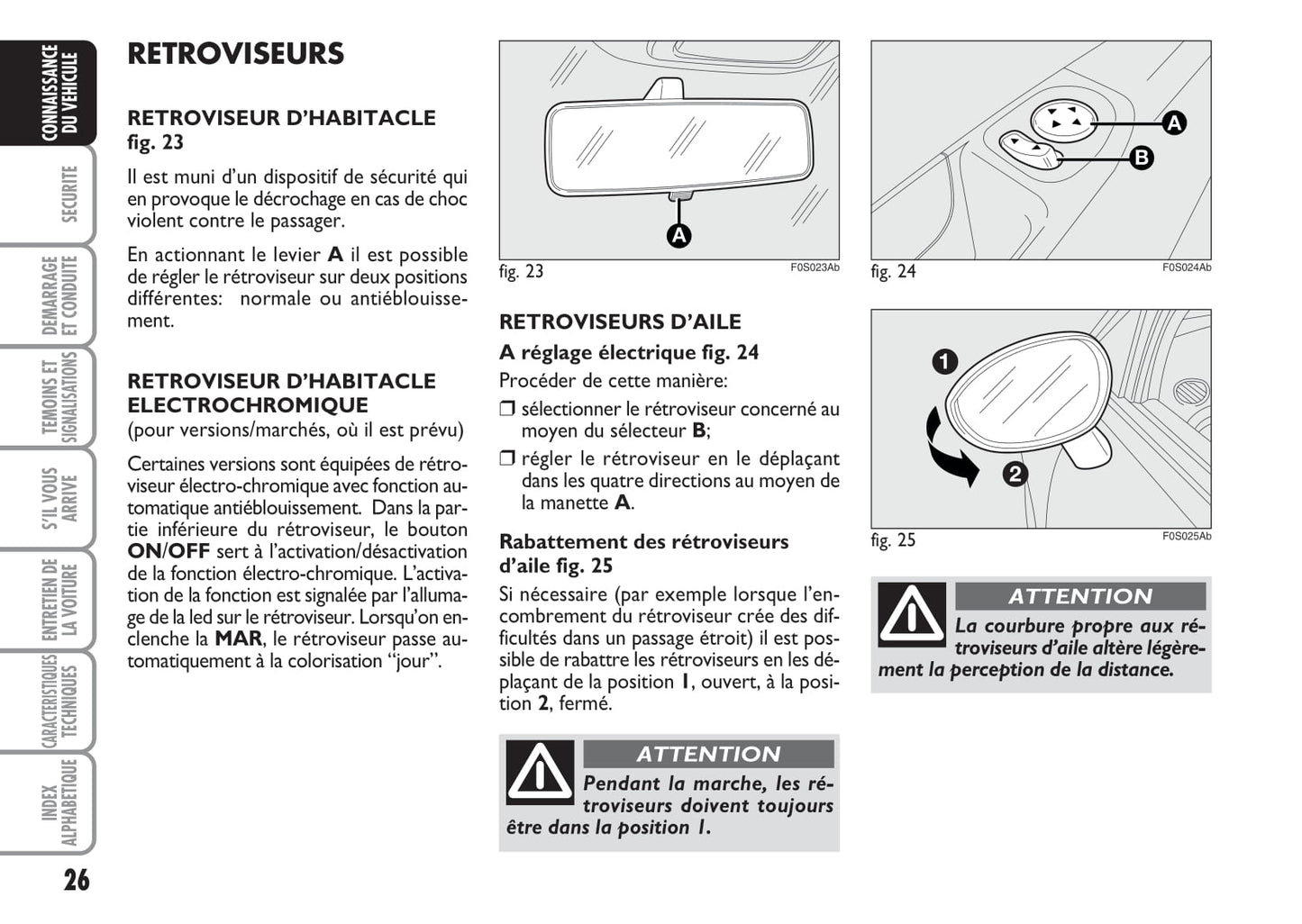 2008-2016 Abarth 500 Gebruikershandleiding | Frans