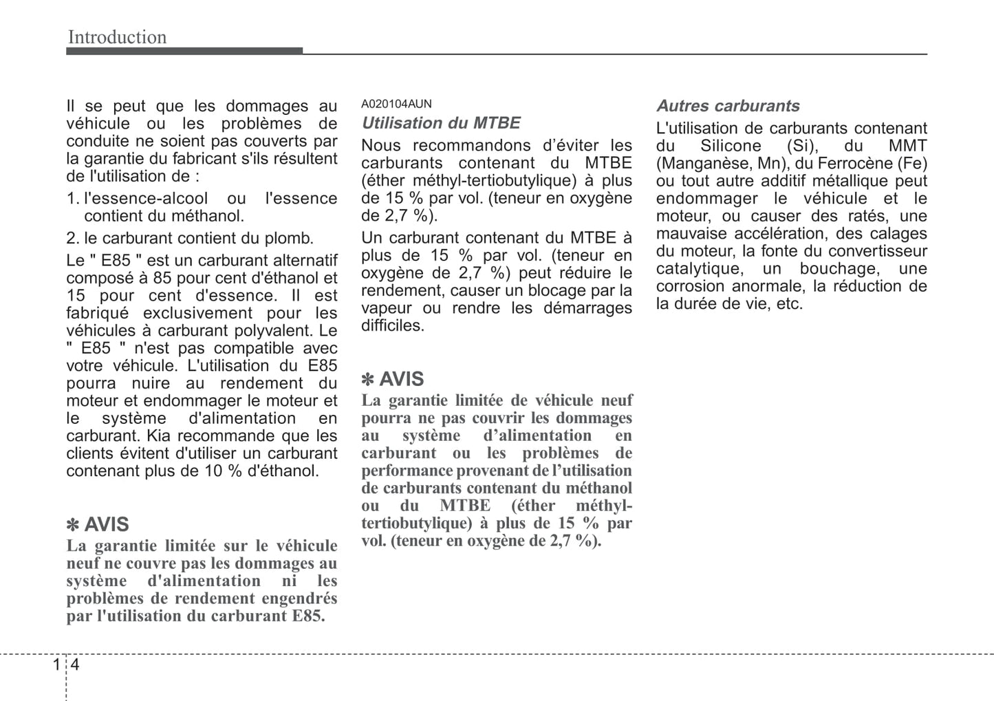 2014-2016 Kia Sportage Manuel du propriétaire | Français