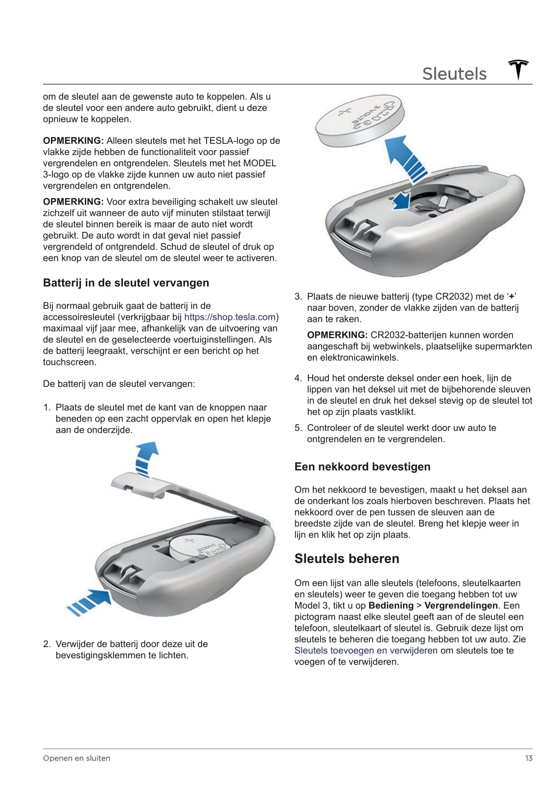 2020 Tesla Model 3 Owner's Manual | Dutch