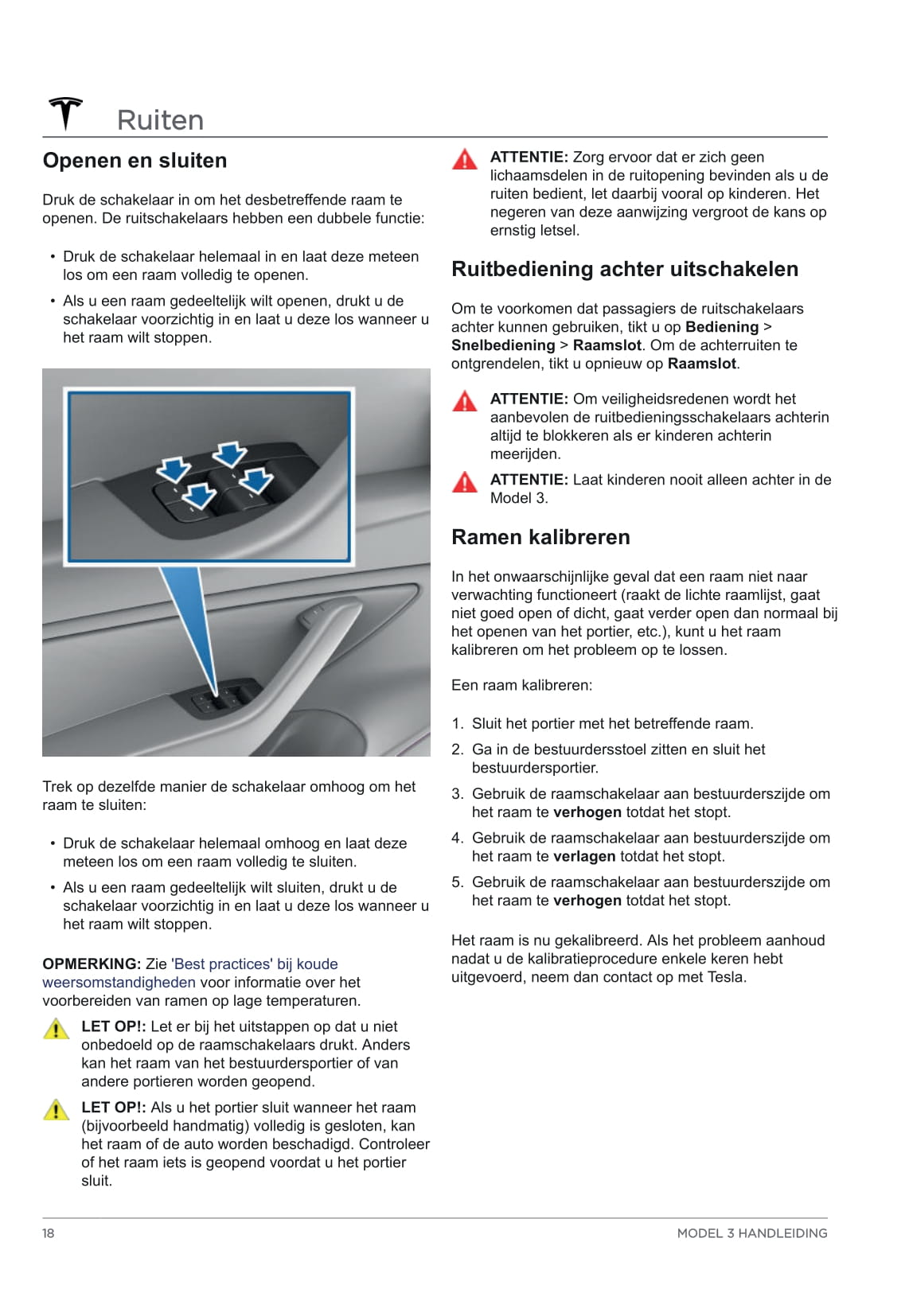 2020 Tesla Model 3 Owner's Manual | Dutch