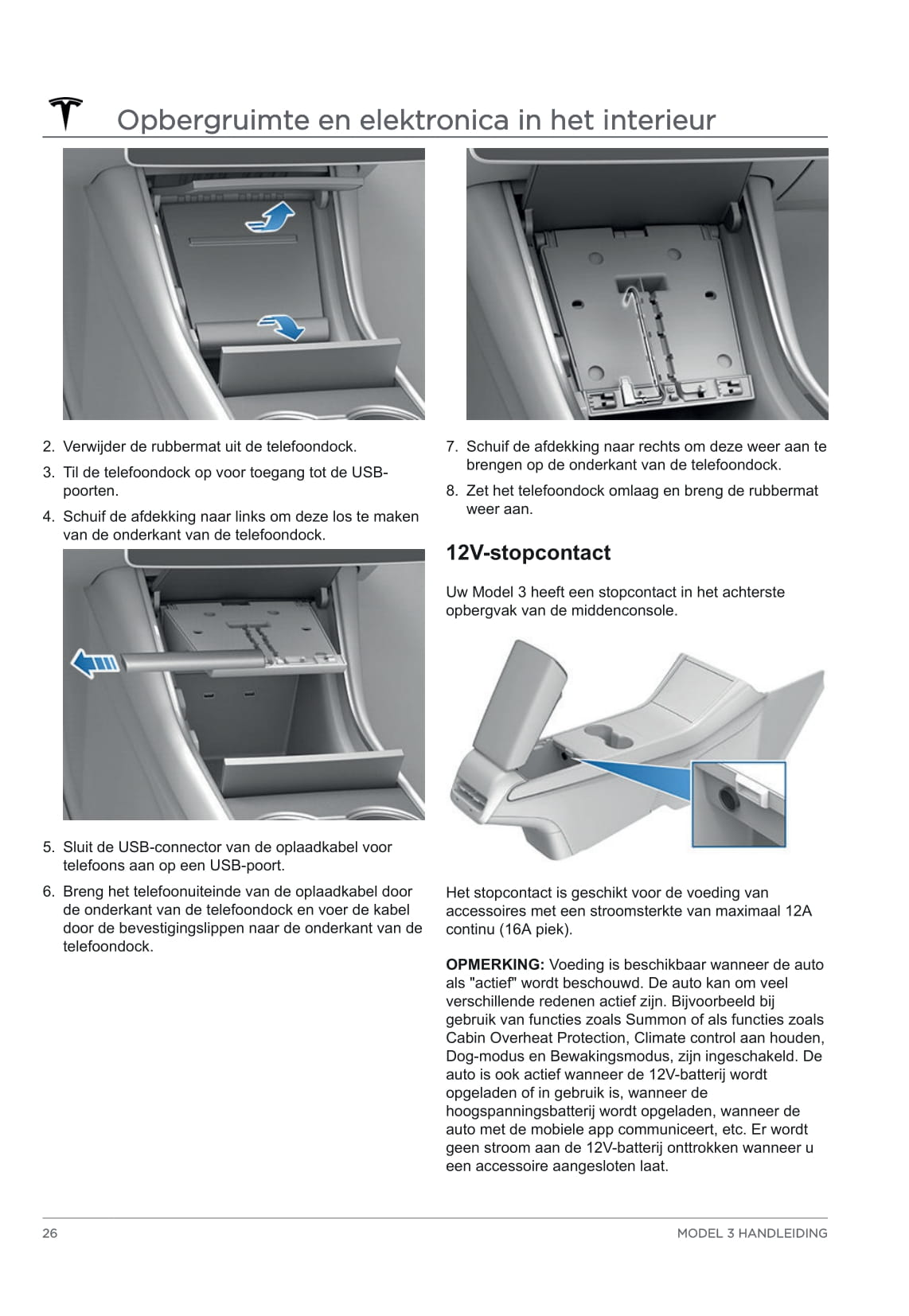 2020 Tesla Model 3 Owner's Manual | Dutch