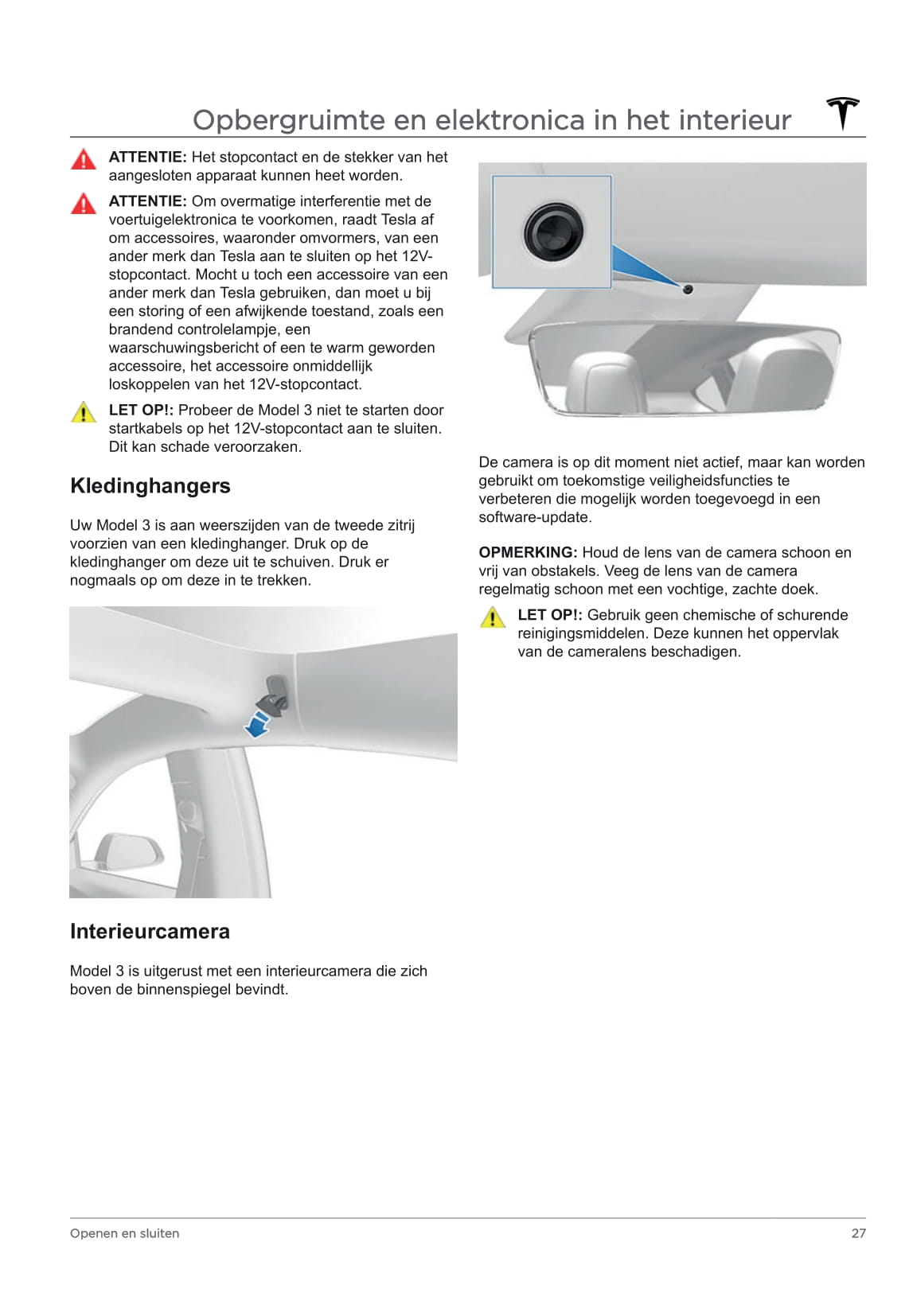 2020 Tesla Model 3 Owner's Manual | Dutch