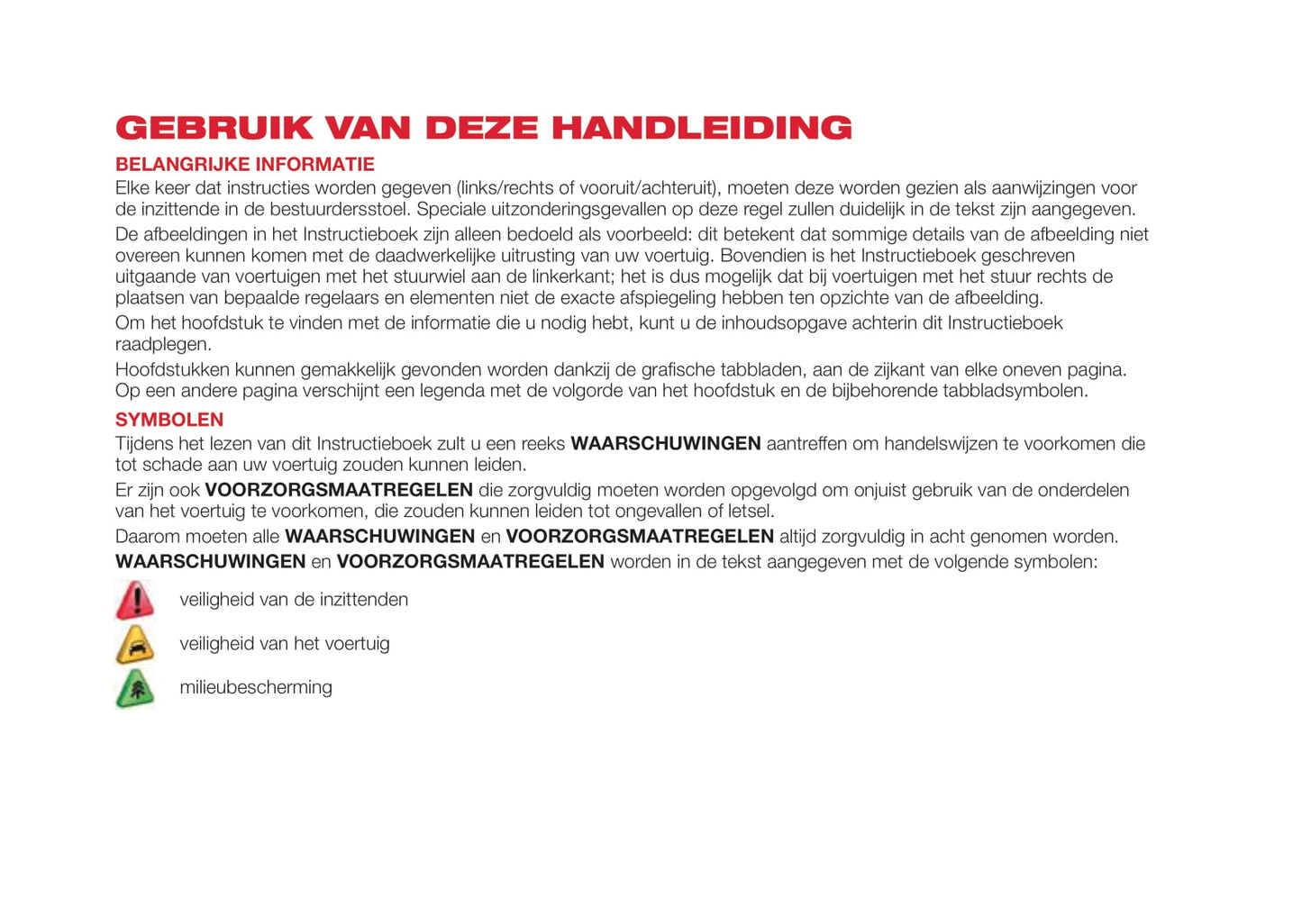 2016-2018 Abarth 124 Spider Gebruikershandleiding | Nederlands