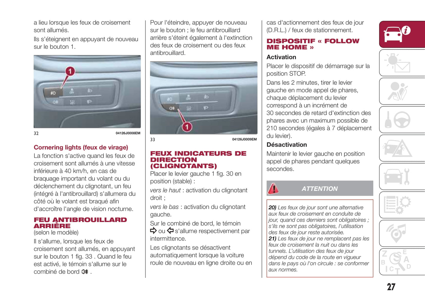 2017-2019 Fiat Tipo Stationwagon Manuel du propriétaire | Français