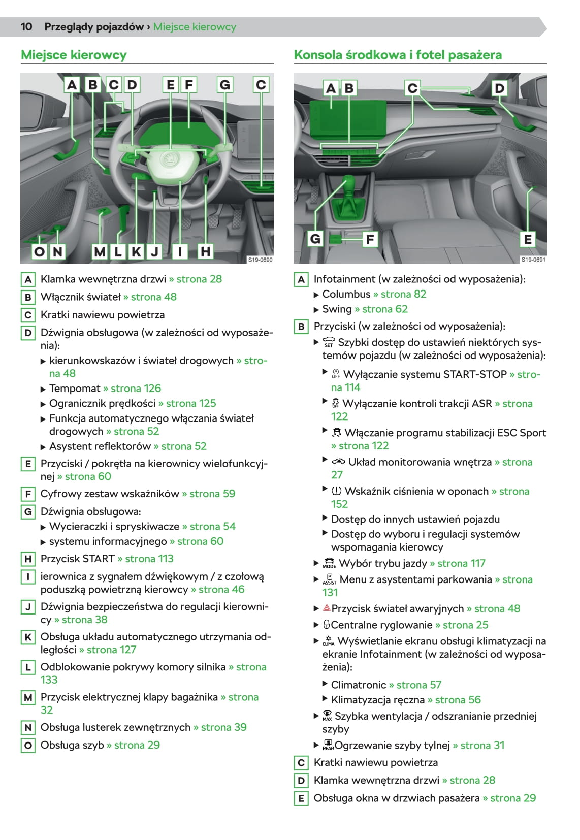 2019 Skoda Octavia Bedienungsanleitung | Polnisch