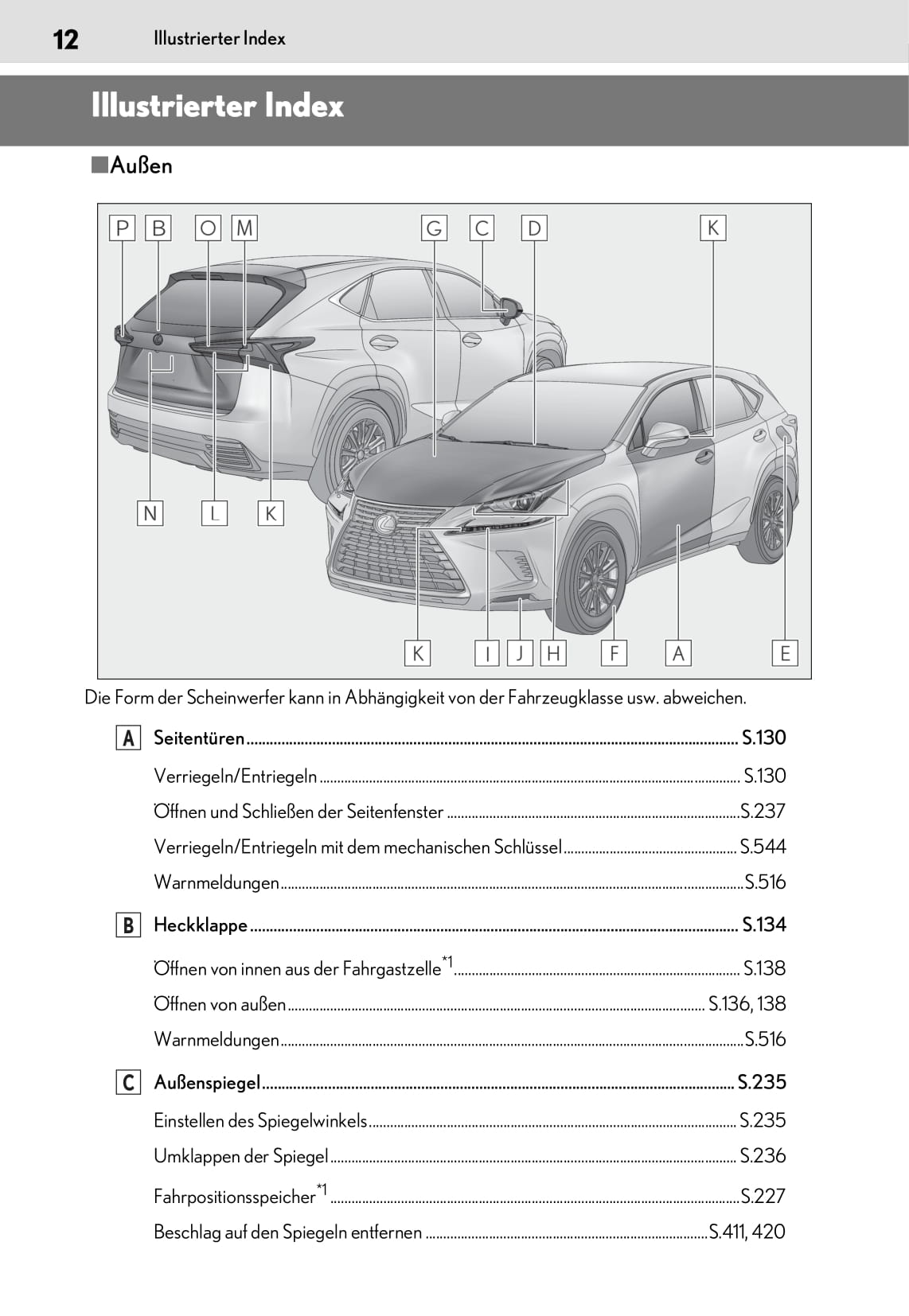 2017-2019 Lexus NX Manuel du propriétaire | Allemand