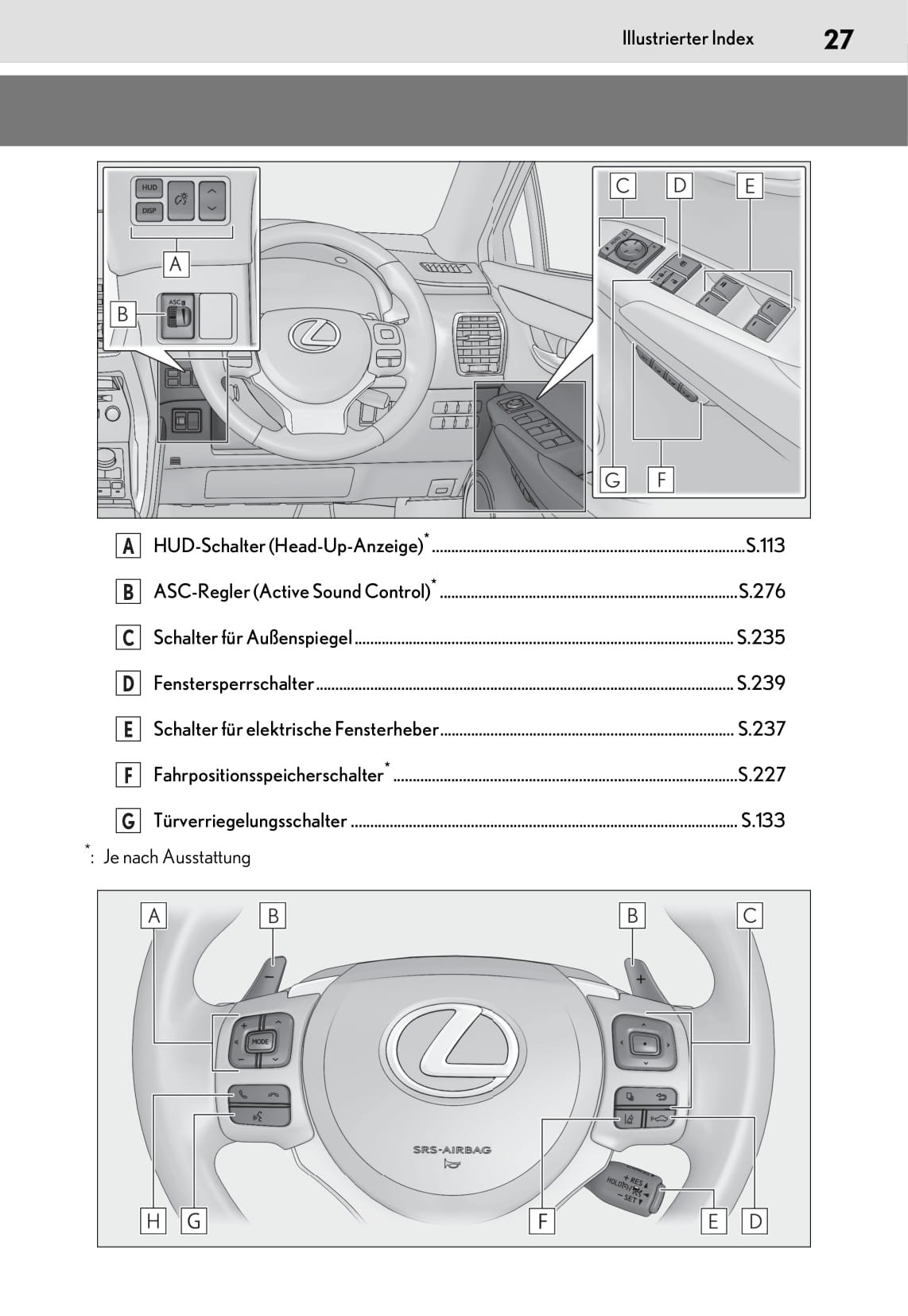 2017-2019 Lexus NX Manuel du propriétaire | Allemand