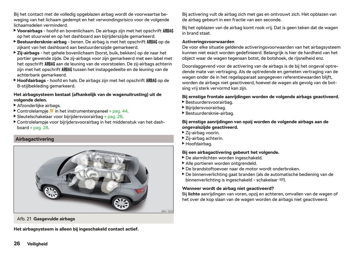 2018-2022 Skoda Karoq Manuel du propriétaire | Néerlandais