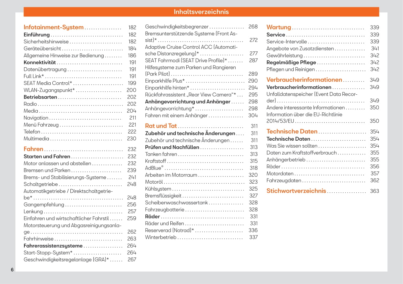 2017-2021 Seat Ibiza Manuel du propriétaire | Allemand