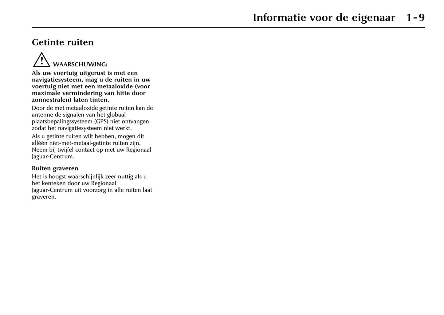 2002-2006 Jaguar XK Manuel du propriétaire | Néerlandais