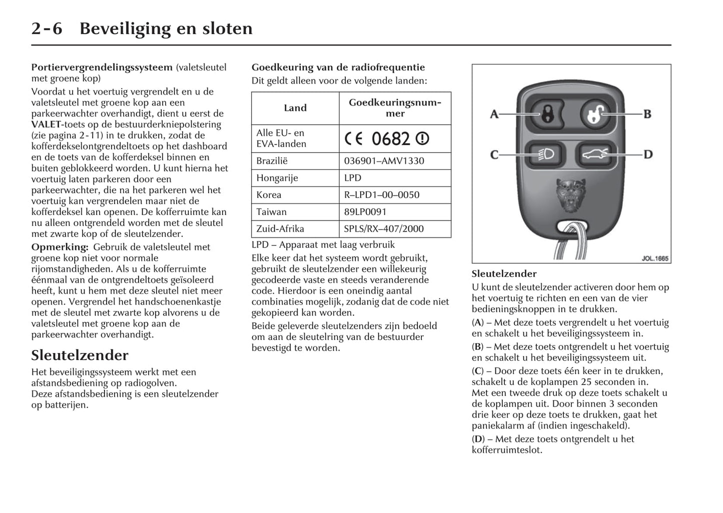 2002-2006 Jaguar XK Manuel du propriétaire | Néerlandais