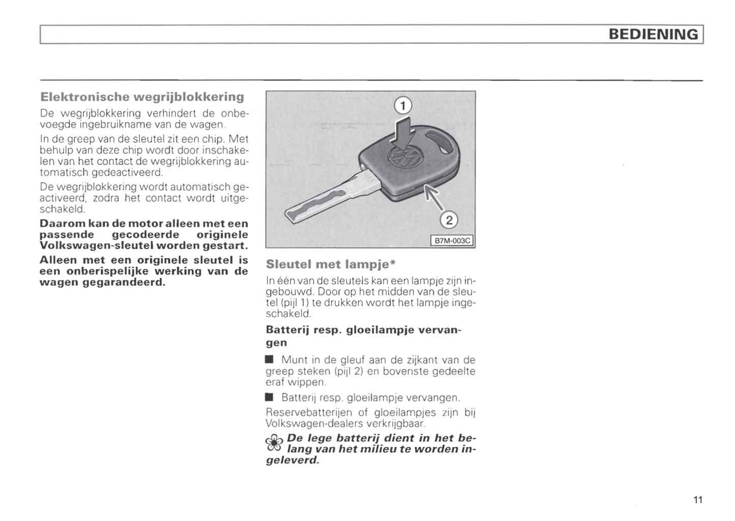 1996-1999 Volkswagen Polo Classic Owner's Manual | Dutch