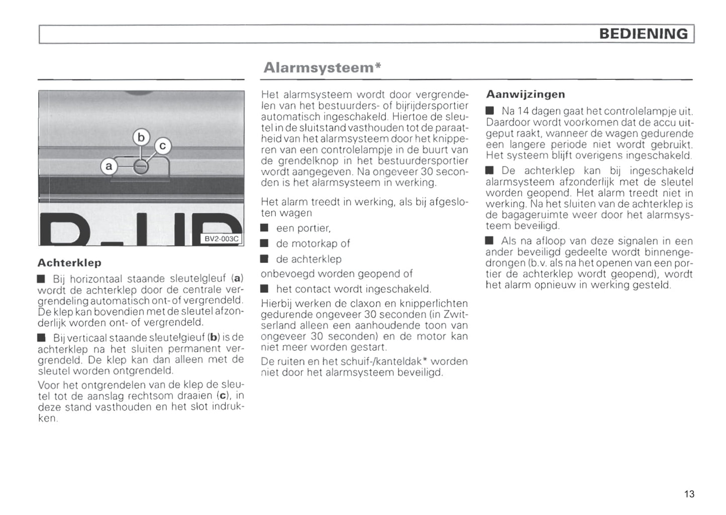 1996-1999 Volkswagen Polo Classic Owner's Manual | Dutch