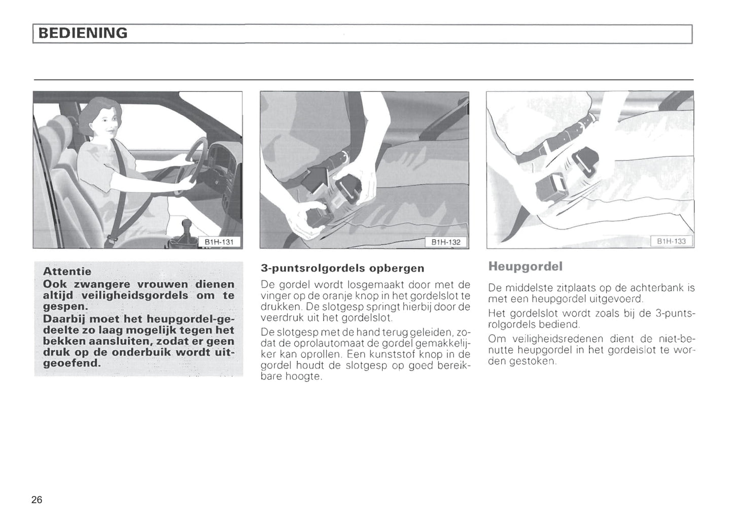 1996-1999 Volkswagen Polo Classic Owner's Manual | Dutch