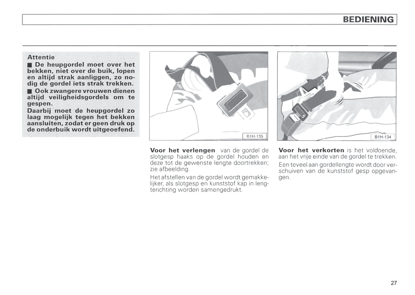 1996-1999 Volkswagen Polo Classic Owner's Manual | Dutch
