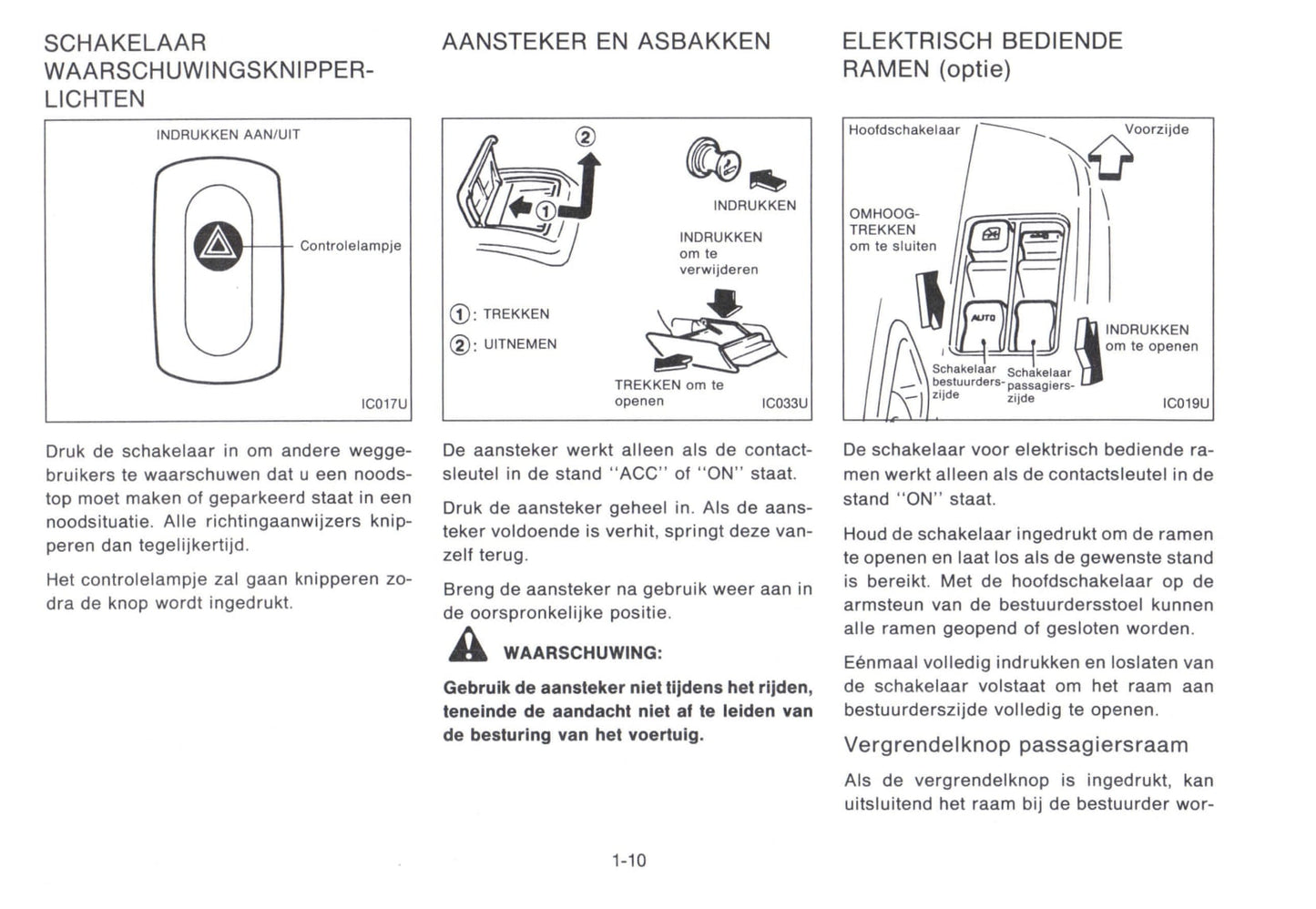1992-1993 Nissan Micra Gebruikershandleiding | Nederlands