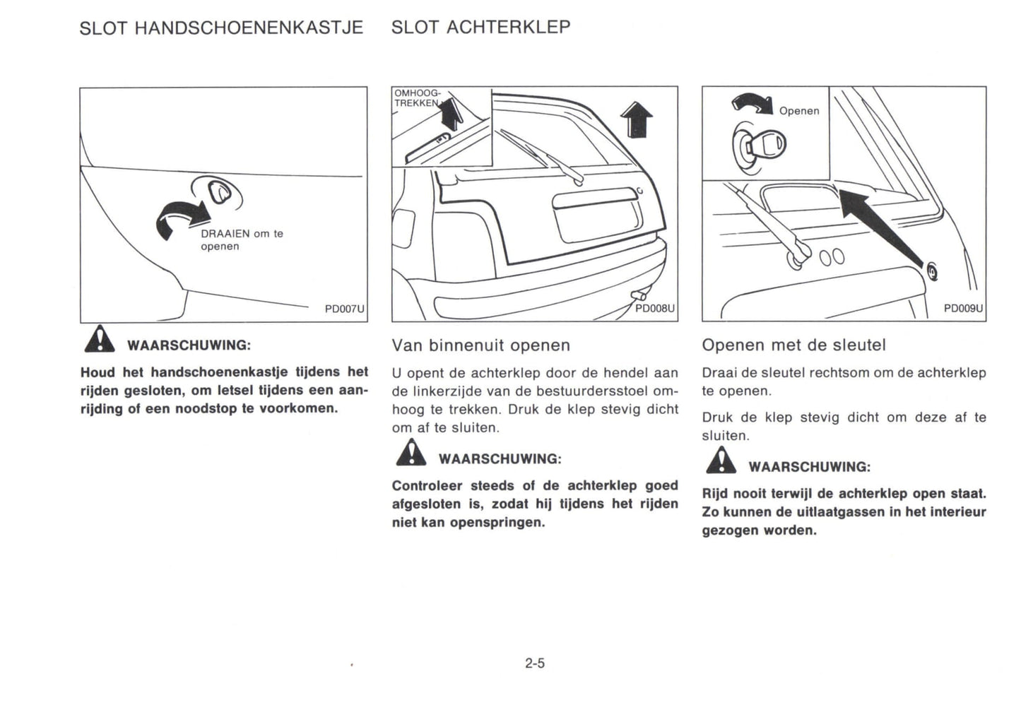 1992-1993 Nissan Micra Gebruikershandleiding | Nederlands