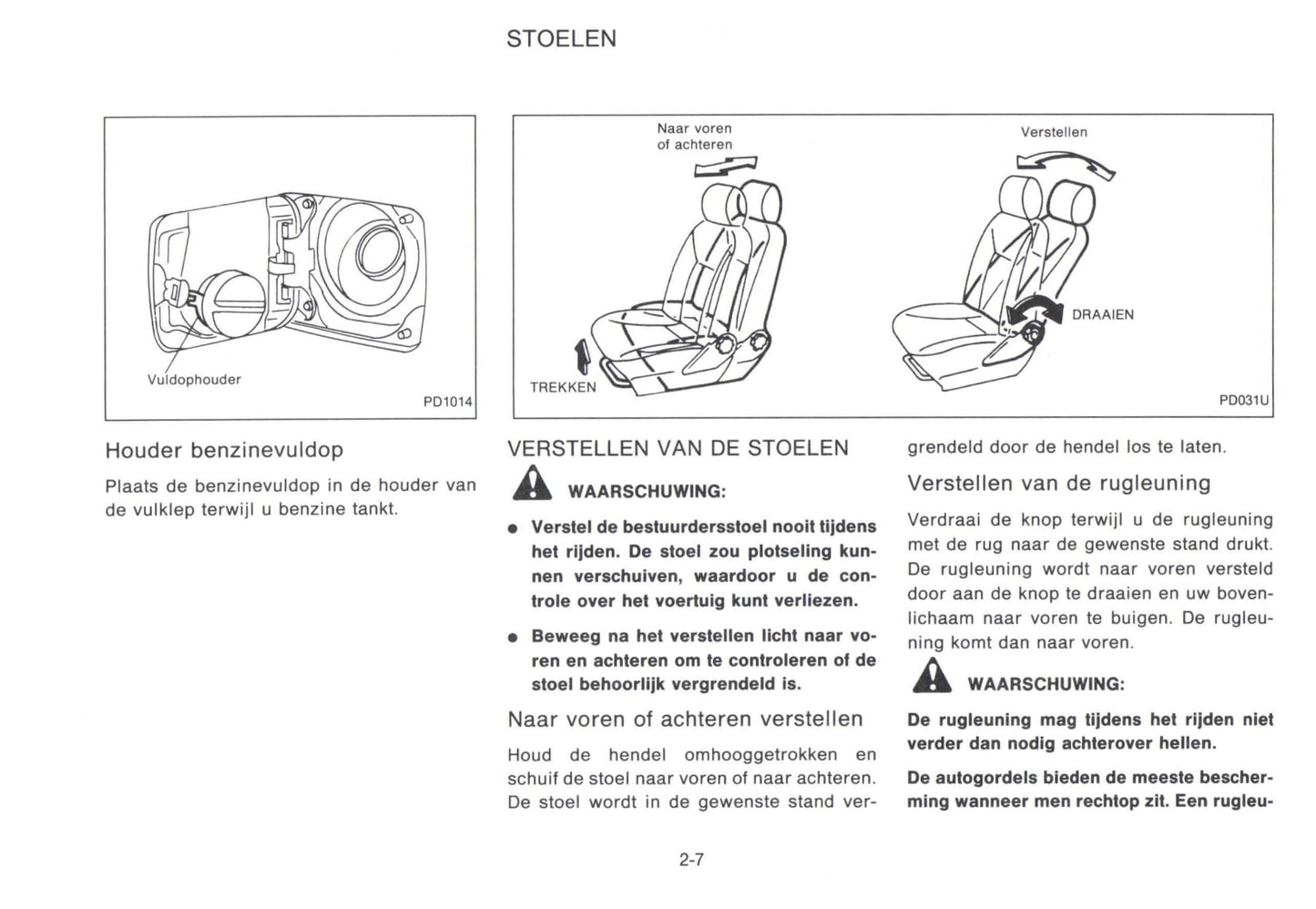 1992-1993 Nissan Micra Gebruikershandleiding | Nederlands