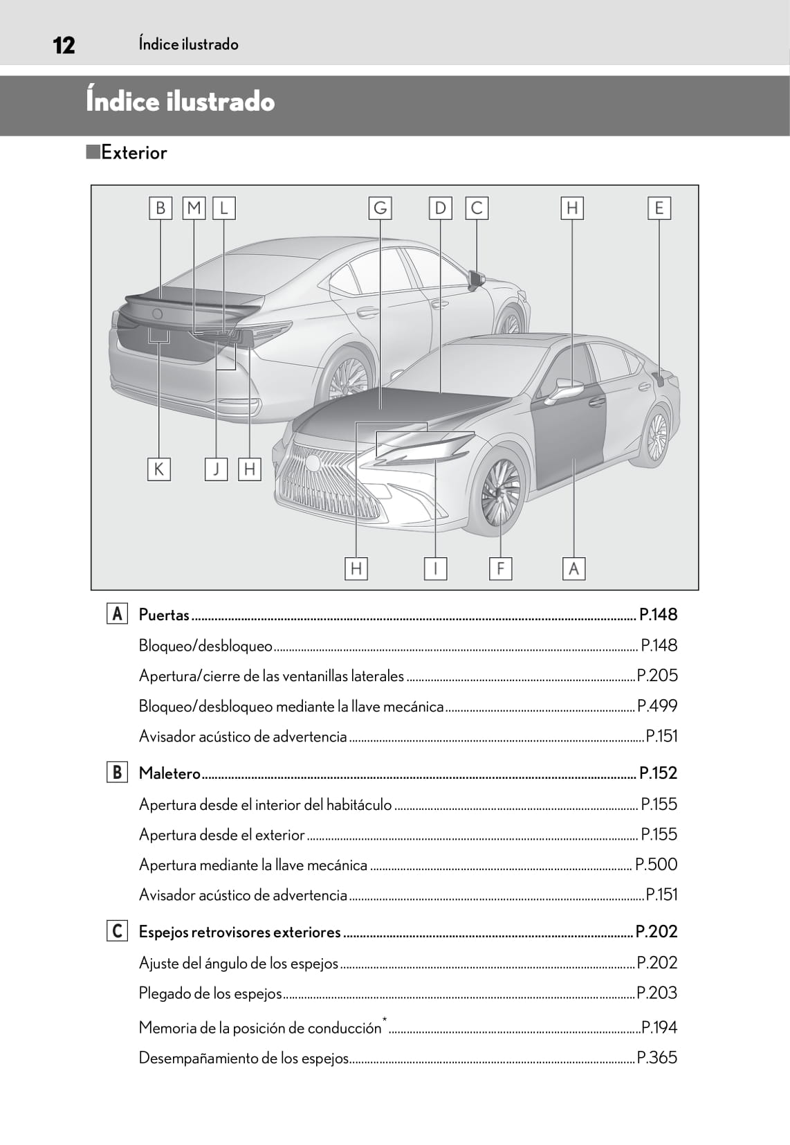 2018-2023 Lexus ES 300h Manuel du propriétaire | Espagnol