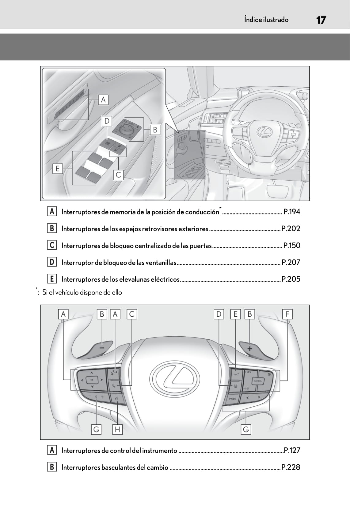 2018-2023 Lexus ES 300h Manuel du propriétaire | Espagnol