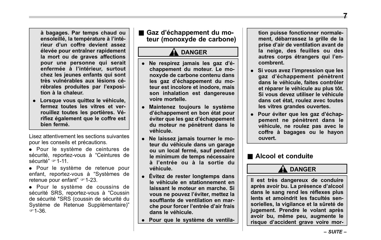 2010-2014 Subaru Impreza Manuel du propriétaire | Français