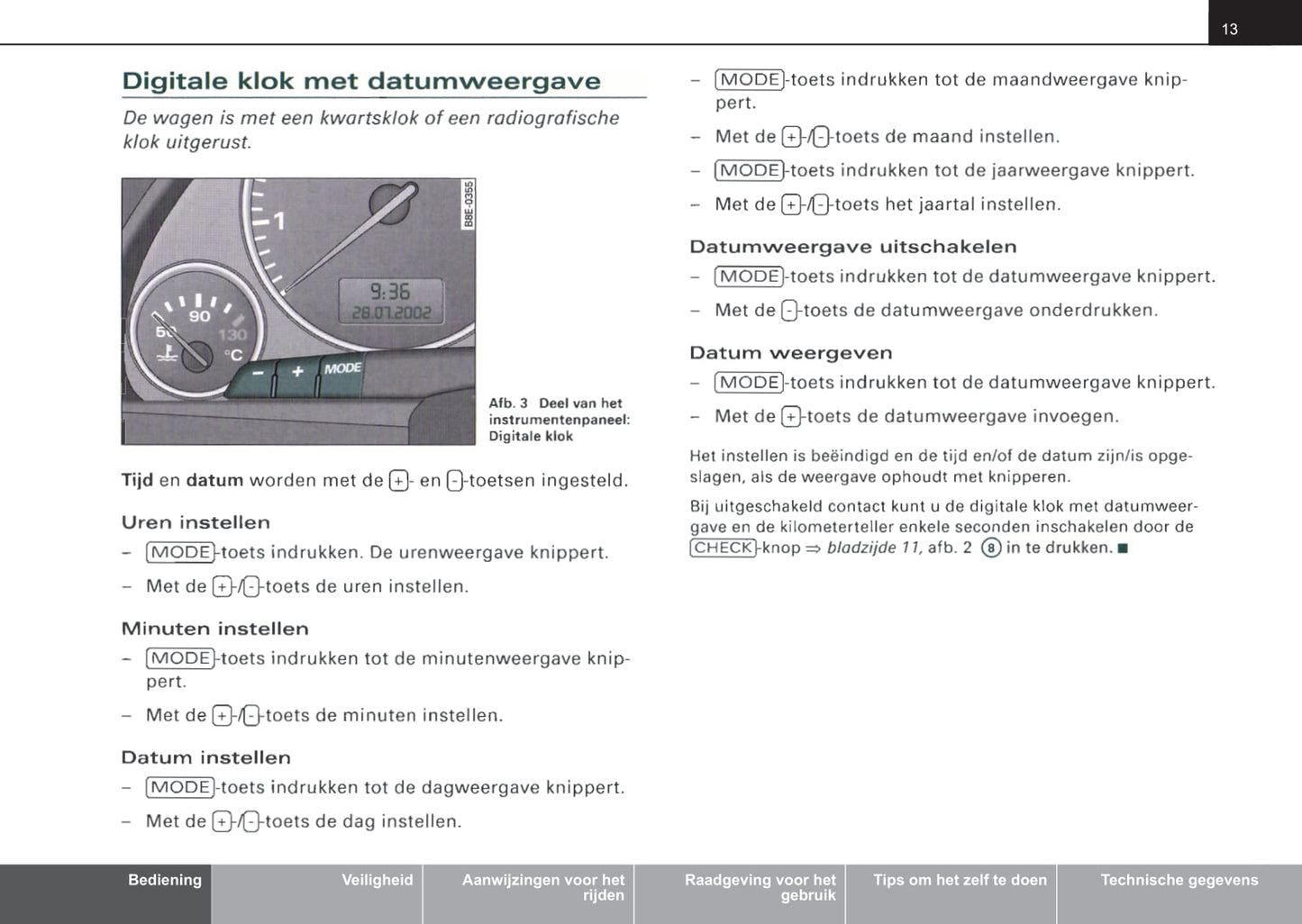 2004-2007 Audi A4 Bedienungsanleitung | Niederländisch