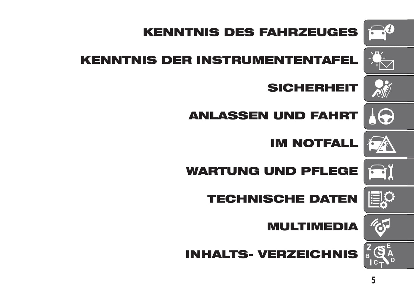 2016-2017 Fiat Panda Bedienungsanleitung | Deutsch