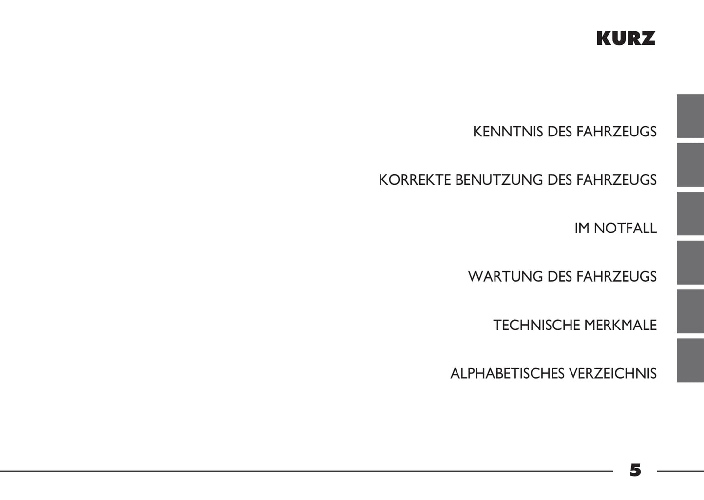 2012-2013 Fiat Strada Bedienungsanleitung | Deutsch
